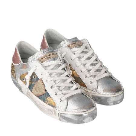 Philippe Model sneaker donna philippe model - prsx low woman - denim da donna