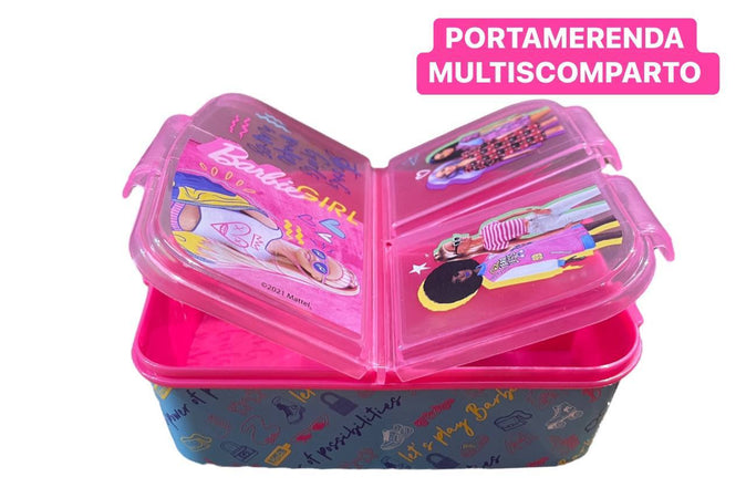 PORTA MERENDA MULTISCOMPATO PERSONAGGI DISNEY A SCELTA