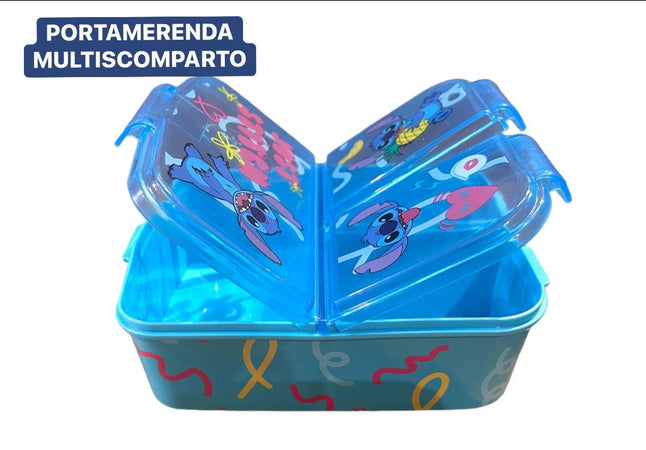 PORTA MERENDA MULTISCOMPATO PERSONAGGI DISNEY A SCELTA