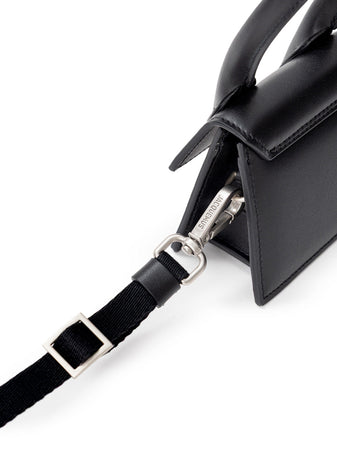 Jacquemus Borsa Mini Le Chiquito in Pelle Nera da donna