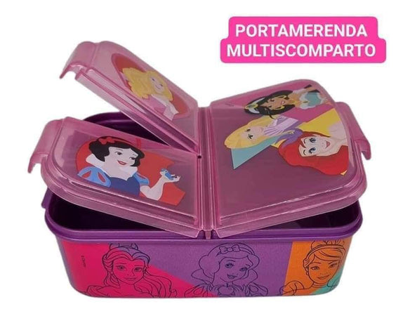PORTA MERENDA MULTISCOMPATO PERSONAGGI DISNEY A SCELTA