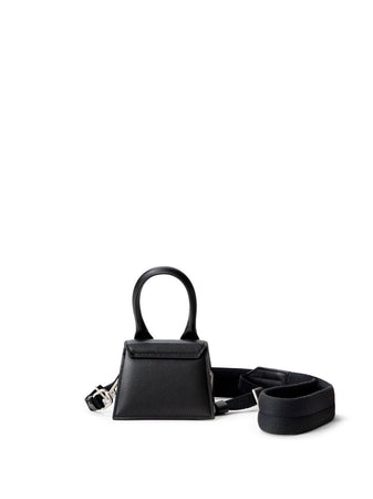 Jacquemus Borsa Mini Le Chiquito in Pelle Nera da donna