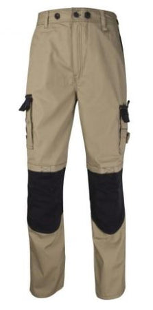 Pantalone Mache 5 Beige Taglia 3XL Pantalone da Lavoro con Tasconi Muratore Imbianchino