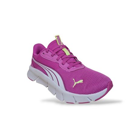 Sneakers bambina PUMA FlexFocus Modern fucsia bianco con lacci