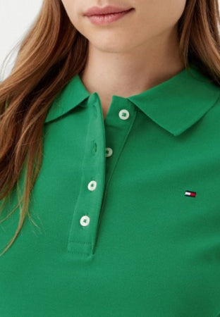 Tommy Hilfiger POLO 1985 SLIM PIQUE POLO SS da donna