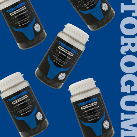 Torogum Integratore Sessuale Chewing Gum Erezione Pene Extra Forte Maca per Uomo Tribulus 60pz