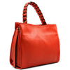 DOPPIASE Borsa Treccia Grande in vera pelle Dollaro Made in Italy 30x25x13cm