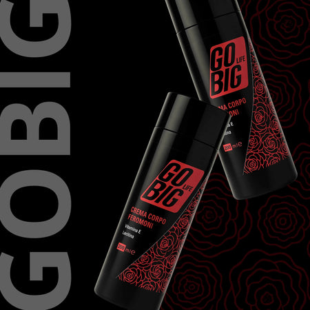 Gobig life crema corpo ai feromoni con vitamina e e lectina - idratazione profonda, aumento dell'attrattiva e sicurezza - formula con ingredienti naturali - profumo seduce e attrae