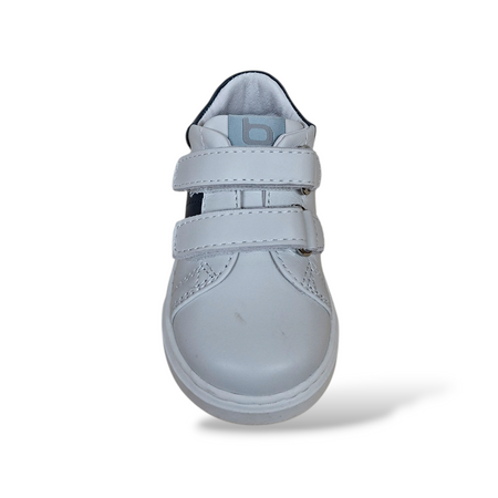 Scarpe Primi Passi Balducci Cita Pelle Bianco Blu Made in Italy Bambino