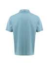 Gran Sasso Polo in Cotone Piquet Azzurro da uomo