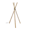 Piantana led treppiedi bamboo h 109 cm