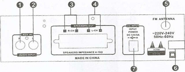 MA-005 usb sd fm amplificatore di potenza digitale support dc 12 v 30 w + 30 w  Trade Shop italia - Napoli, Commerciovirtuoso.it