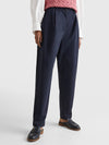 Tommy Hilfiger PANTALONE CO SCARF PLEATED TAPERED da donna