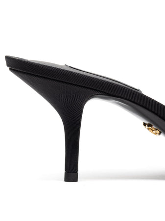 Dolce & Gabbana Ciabatta Tacco Ricamo Cordonet da donna