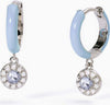 Mabina-----Orecchini-a-cerchio-in-argento-con-smalto-azzurro-e-zircone-acquamarina-MILANESIENNE