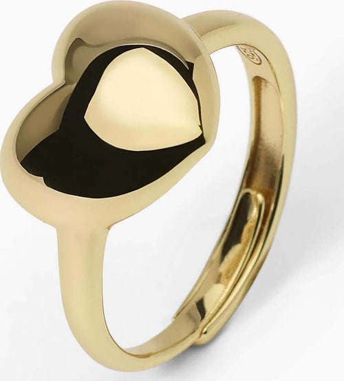 Mabina---Anello-chevalier-con-cuore-in-argento-dorato