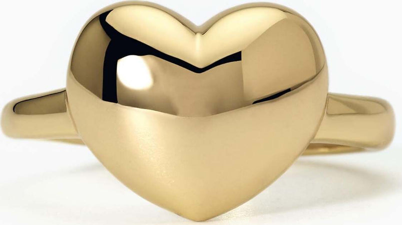 Mabina---Anello-chevalier-con-cuore-in-argento-dorato