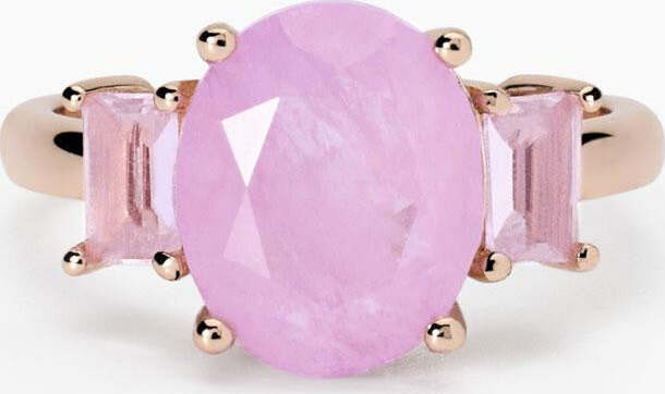 Mabina---Anello-con-fusion-stone-rosa-ovale-SANTORINI