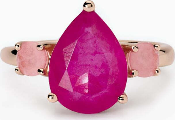 Mabina---Anello-con-fusion-stone-rosa-SANTORINI