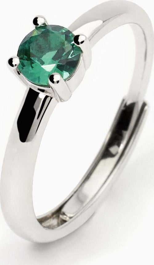 Mabina---Anello-donna-in-argento-con-smeraldo-sintetico