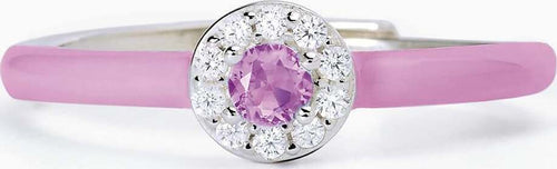 MABINA---Anello-in-argento-con-smalto-rosa-e-zircone-rosa-MILANESIENNE