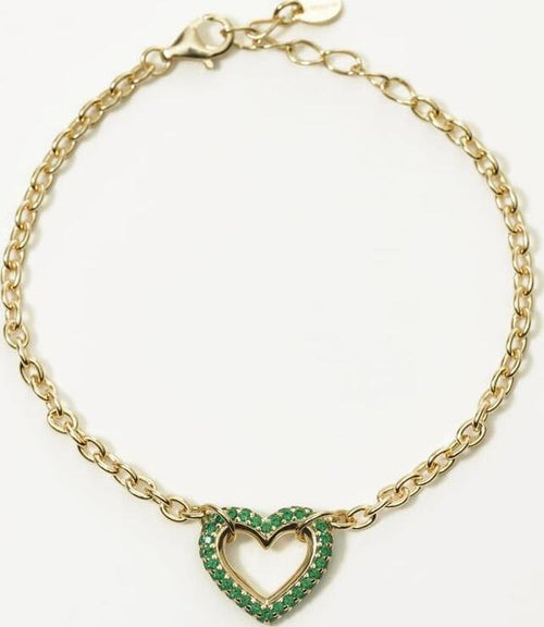 Mabina---Bracciale-Argento-Dorato-con-Cuore