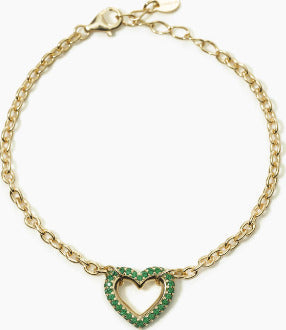 Mabina---Bracciale-Argento-Dorato-con-Cuore