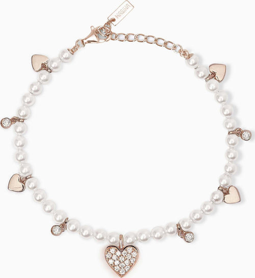 MABINA----Bracciale-con-perle-conchiglia-e-charms-ONE-LOVE