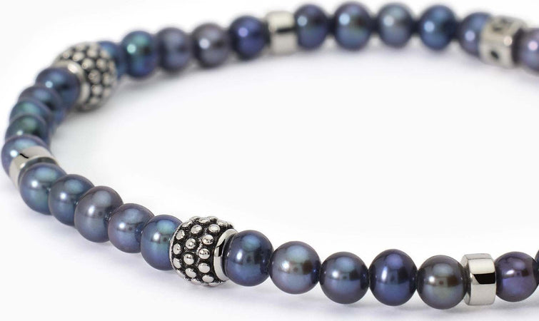 MABINA---Bracciale-con-perle-nere-coltivate-nere-GIOVANE-RIBELLE