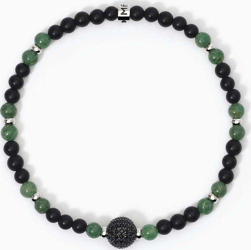 MABINA---Bracciale-in-argento-con-agata-nera-e-giada-verde-BOHÉMIEN