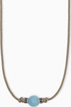 MABINA---Collana-in-argento-con-cordino-sabbia-e-pietra-turchese-TROPICAL