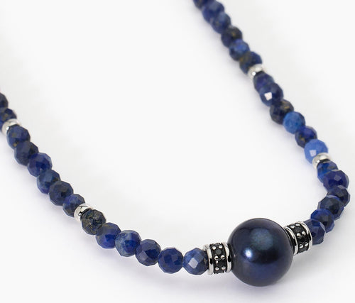 MABINA---Collana-in-argento-con-pietre-lapis-e-perla-nera-SUNSET