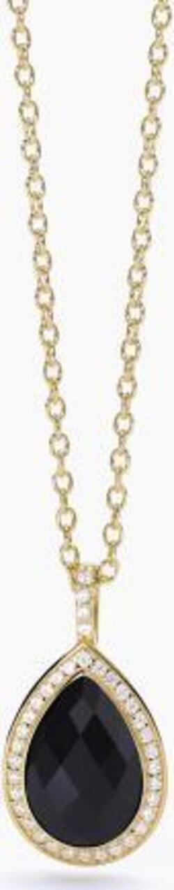 MABINA---Girocollo-con-ciondolo-in-agata-nera-DIVA