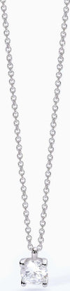 Mabina----Girocollo-in-argento-con-catena-forzatina-e-punto-luce-SHINY