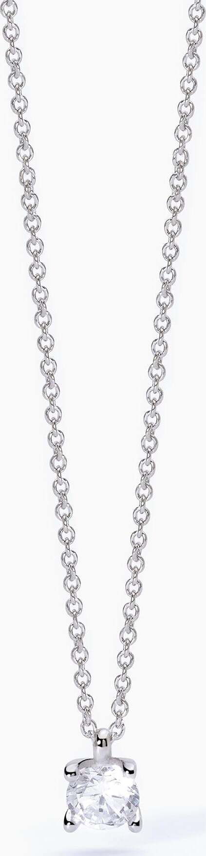 Mabina----Girocollo-in-argento-con-punto-luce-SHINY