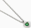 Mabina---Girocollo-in-argento-con-smeraldo-sintetico-a-forma-di-cuore