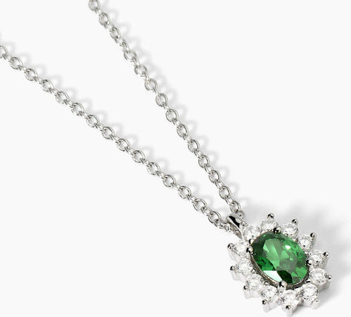Mabina---Girocollo-in-argento-con-smeraldo-sintetico