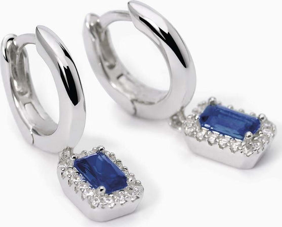 Mabina---Orecchini-in-argento-a-cerchio-con-zaffiri-sintetici-COOL-OR-RÉTRO?