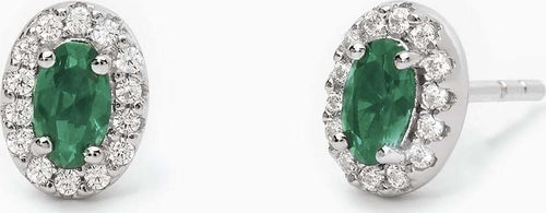 Mabina----Orecchini-in-argento-a-lobo-con-smeraldi-sintetici-COOL-OR-RÉTRO?