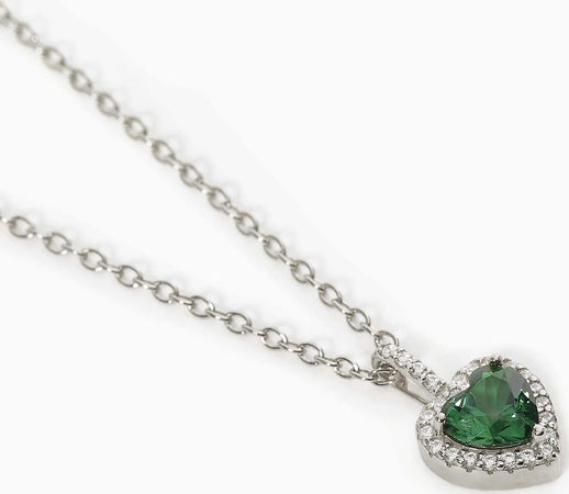 Mabina-Girocollo-in-argento-con-smeraldo-sintetico-taglio-cuore-LOVE-AFFAIR