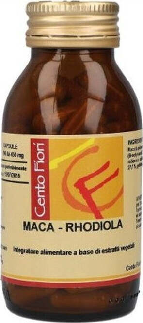 MACA-RHODIOLA-integratore-alimentare-100-capsule-Cento-Fiori