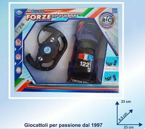 MACCHINA CARABINIERI 112 TELECOMANDATA 1:24 AUTO LUCI GIREVOLE GIOCO BAMBINI  Trade Shop italia - Napoli, Commerciovirtuoso.it