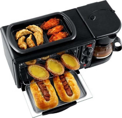 Macchina Colazione Elettrica 3in1 Tx-8251 Forno Multifunzione Padella Caffettiera Casa e cucina/Elettrodomestici per la cucina/Robot da cucina frullatori e impastatrici/Robot da cucina/Mini Robot da cucina Trade Shop italia - Napoli, Commerciovirtuoso.it