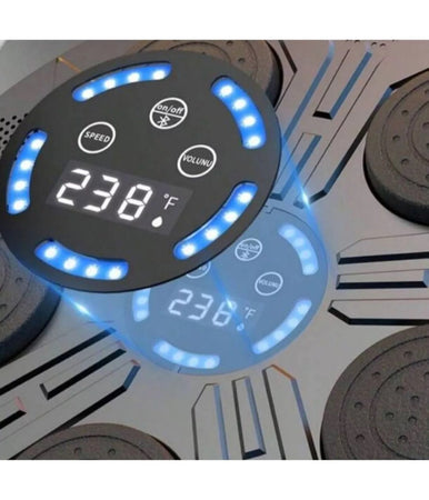 Macchina Da Boxe Musicale Parete Bluetooth Luce Led Altoparlante Allenamento Casa