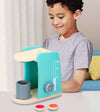 Macchina-del-Caffe'-Giocattolo-con-Tazza-per-Bambini-Legno-Naturale-Idea-Regalo