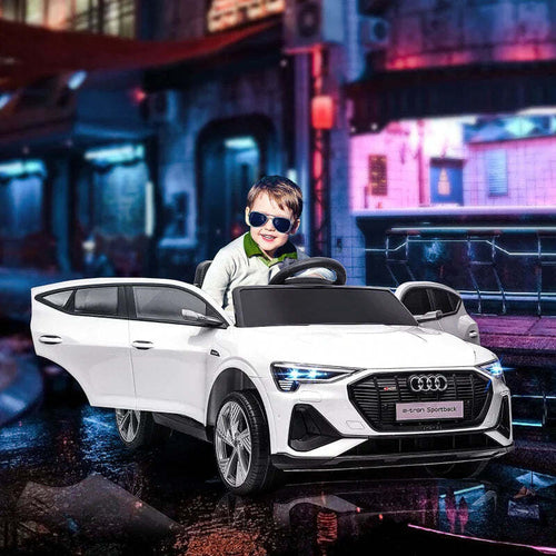 Macchina-Elettrica-per-Bambini-12V-con-Telecomando,-Velocità-3-8km/h,-Luci-e-Musica,-Età-3-5-Anni,-Bianco-YH9370-172V90WTYH9