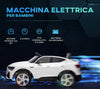 Macchina-Elettrica-per-Bambini-12V-con-Telecomando,-Velocità-3-8km/h,-Luci-e-Musica,-Età-3-5-Anni,-Bianco-YH9370-172V90WTYH9