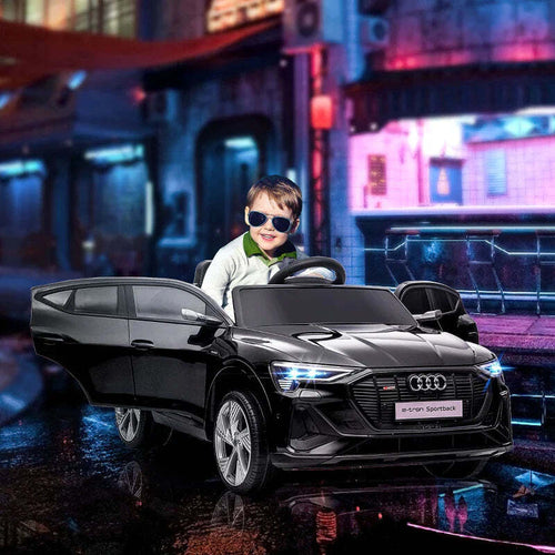Macchina-Elettrica-per-Bambini-12V-con-Telecomando,-Velocità-3-8km/h,-Luci-e-Musica,-Età-3-5-Anni,-Nero-WS5370-172V90BKWS5