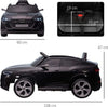 Macchina-Elettrica-per-Bambini-12V-con-Telecomando,-Velocità-3-8km/h,-Luci-e-Musica,-Età-3-5-Anni,-Nero-WS5370-172V90BKWS5