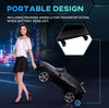 Macchina-Elettrica-per-Bambini-12V-con-Telecomando,-Velocità-3-8km/h,-Luci-e-Musica,-Età-3-5-Anni,-Nero-WS5370-172V90BKWS5
